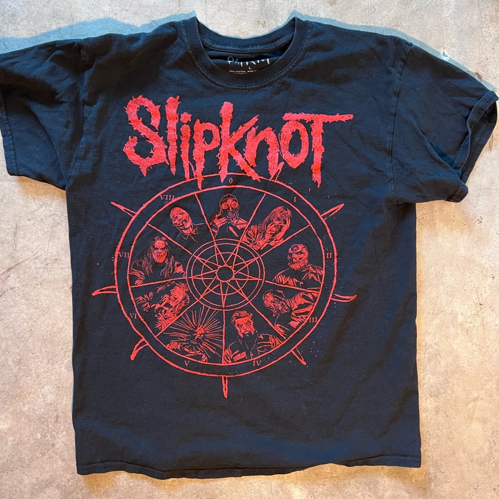 Slipknot metal band t shirt